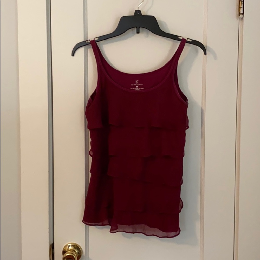 NY&C ruffled tank